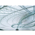 Pre-engineered light steel seismic accerlation tridimensional frame roof structures buildings